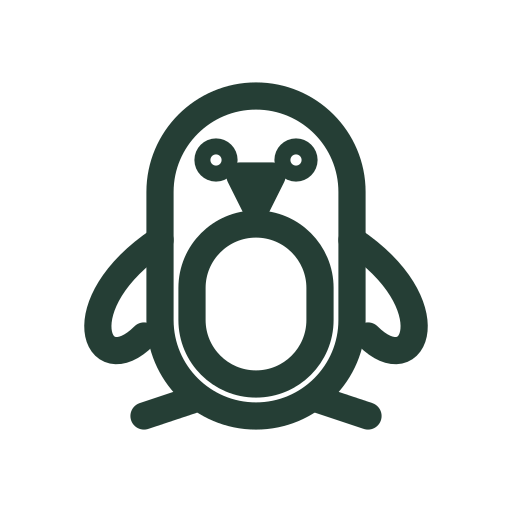 A penguin with a white belly, tiny beak and flipper wings bounces for winter animal collections.