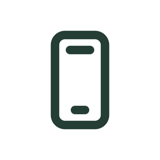 Un teléfono rebota suavemente para vistas móviles, dispositivos e interfaces de aplicaciones.
