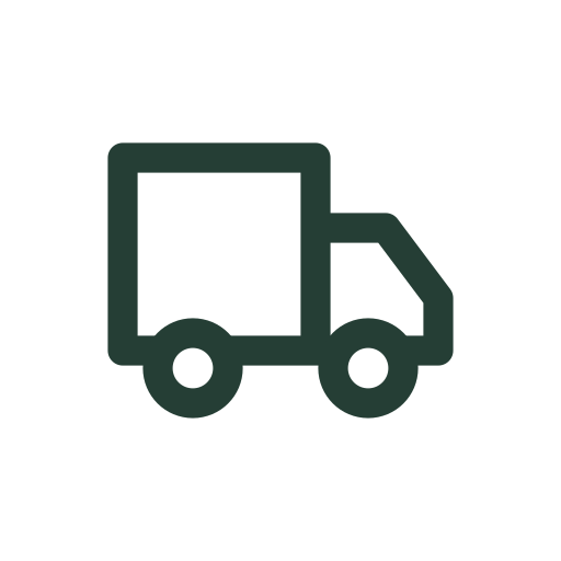 A lightly bouncing delivery truck for shipping and order tracking interfaces.